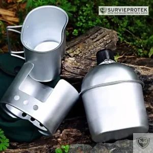 BIVOUAK™ Gourde Militaire française 3 en 1