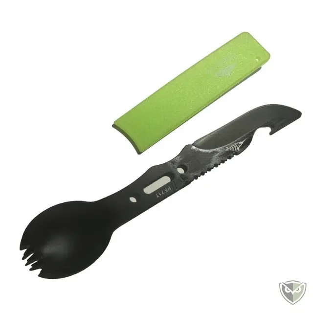 BIVOUAK™ Couteau multifonction survie 5-en-1 en acier inoxydable – Image 9